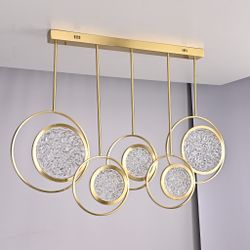 Дизайнерская люстра на штанге ЛУНА lighting collection L100
