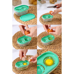 Разделитель белка и желтка Доляна, 15,5×9,5×7 см, цвет мятный