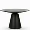Обеденный стол Glo Ø120 см, черный