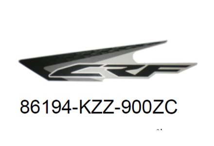 86194-KZZ-900ZC. STRIPE, L. RR. SHROUD *TYPE2* (TYPE2 )