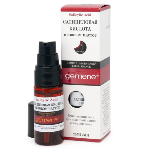 ДНЦ Салициловая Кислота Гемене Гель на ивовом настое для глаз/лица 12мл (6243)