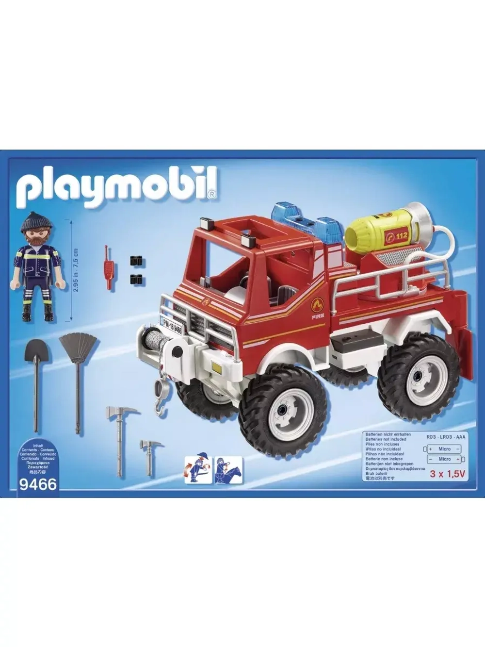 Набор Пожарный спец автомобиль Playmobil 9466 (звук, свет)