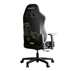 Премиум игровое кресло Autofull серия C3 PRO, AF903BS, с поддержкой для ног, черный (AF903BS)