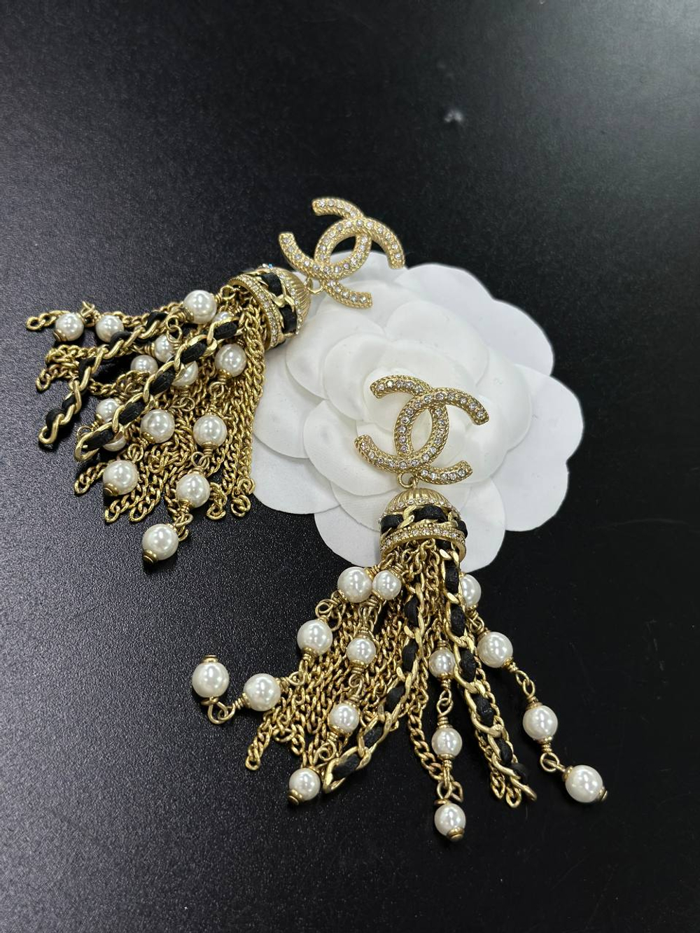 Серьги CHANEL