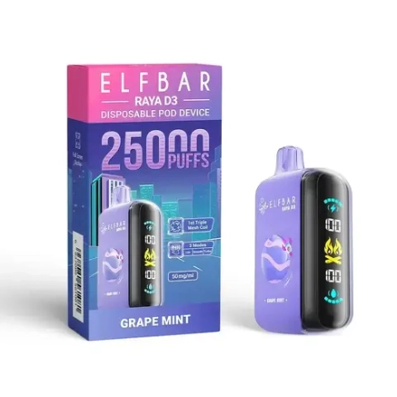 Ельф Бар 25000 - Виноград Айс