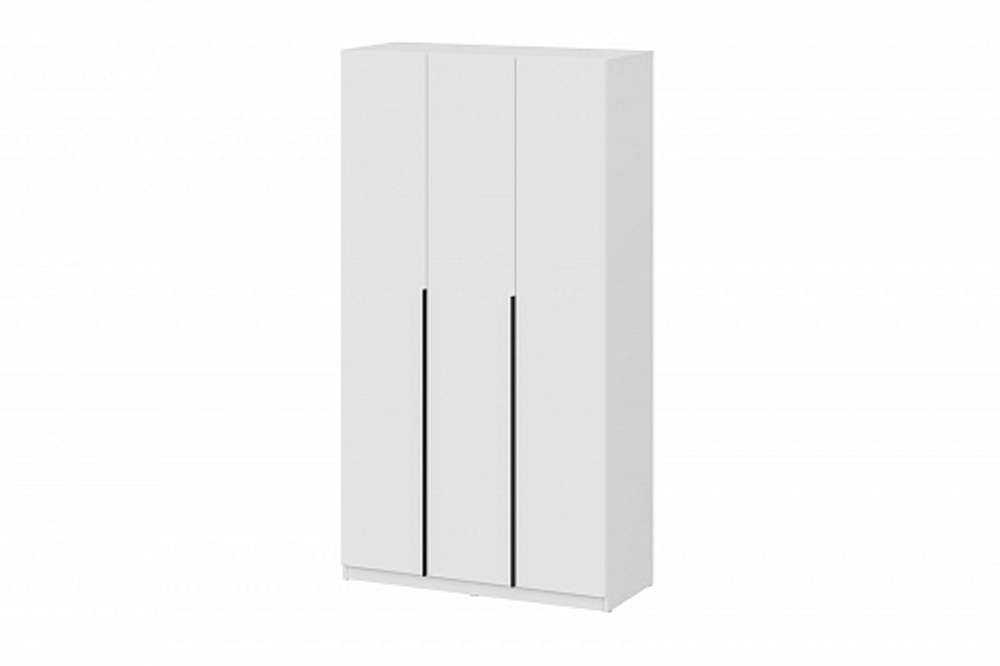 Шкаф распашной (5 полок + штанга) ШК 5 (1200), Белый