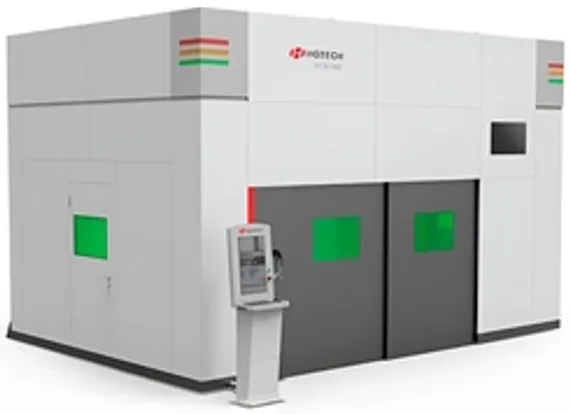 Широкоформатный лазерный станок HGTECH серии WALC-P для резки металла