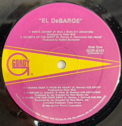 Виниловая пластинка El DeBarge ‎– El DeBarge LP