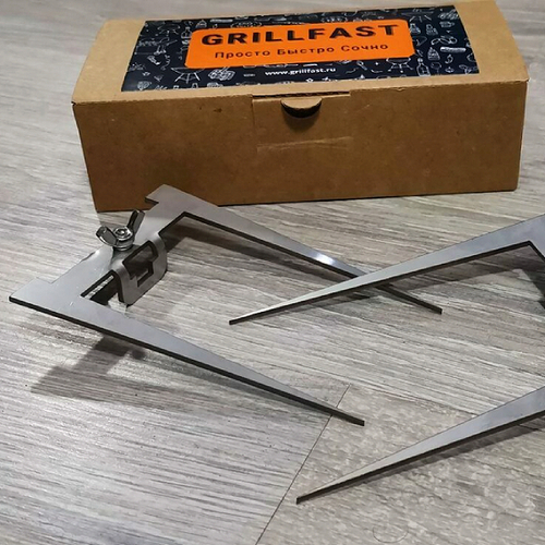 Пара вилок на шампур для курицы гриль