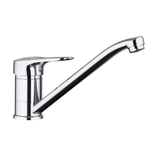 Смеситель для кухни 40к F4904 FRAP (плоский пов.излив, п/гайку, хром, латунь)