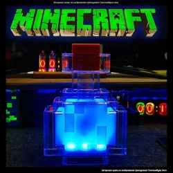 Майнкрафт/minecraft Детский ночник светильник USB Игровая модель, подарок для ребенка