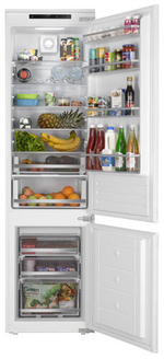 Встраиваемый двухкамерный холодильник Meferi MBR193 COMBI NO FROST POWER