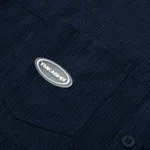 Рубашка YMKASHIX Velvet Button Темно-Синяя