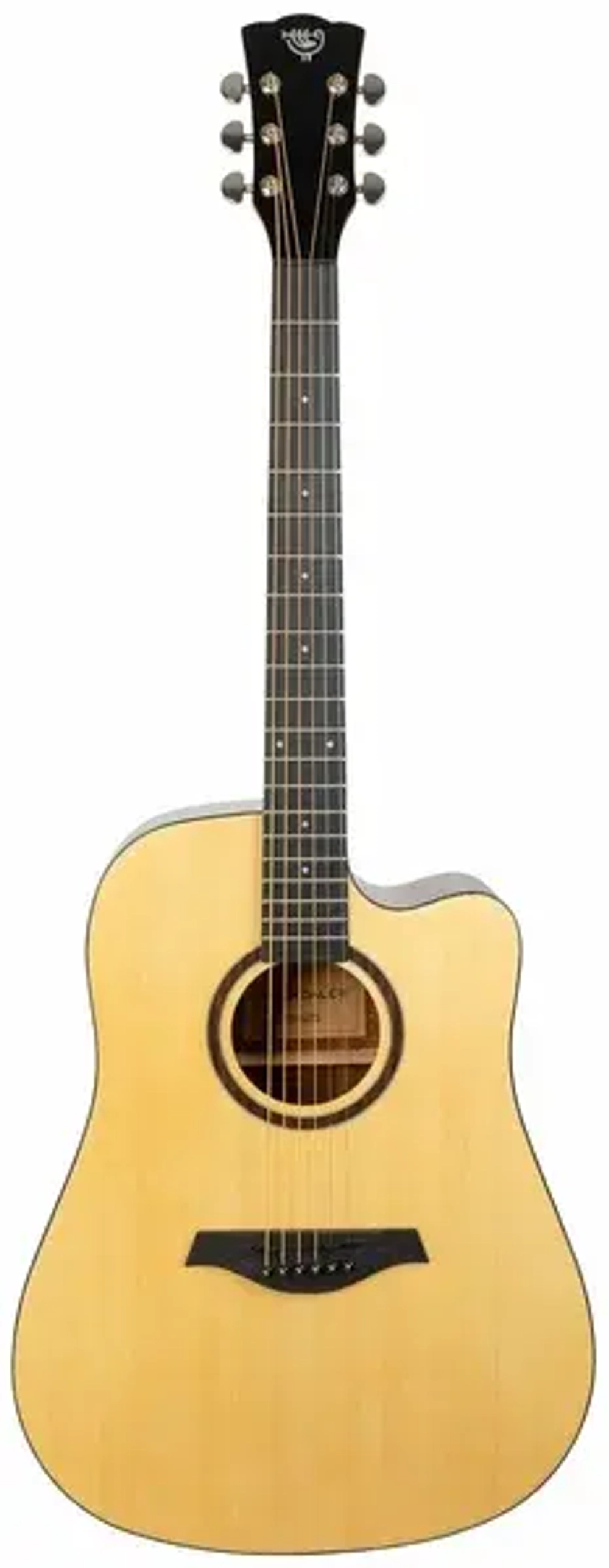 ROCKDALE Aurora D5 C NAT E Gloss электроакустическая гитара. Форма корпуса Dreadnought с вырезом. Цвет натуральный. Глянцевое покрытие. Верхняя дека из ели. Нижняя дека и обечайка из махагони.