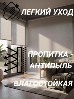 Рулонные шторы жалюзи 55х130 см
