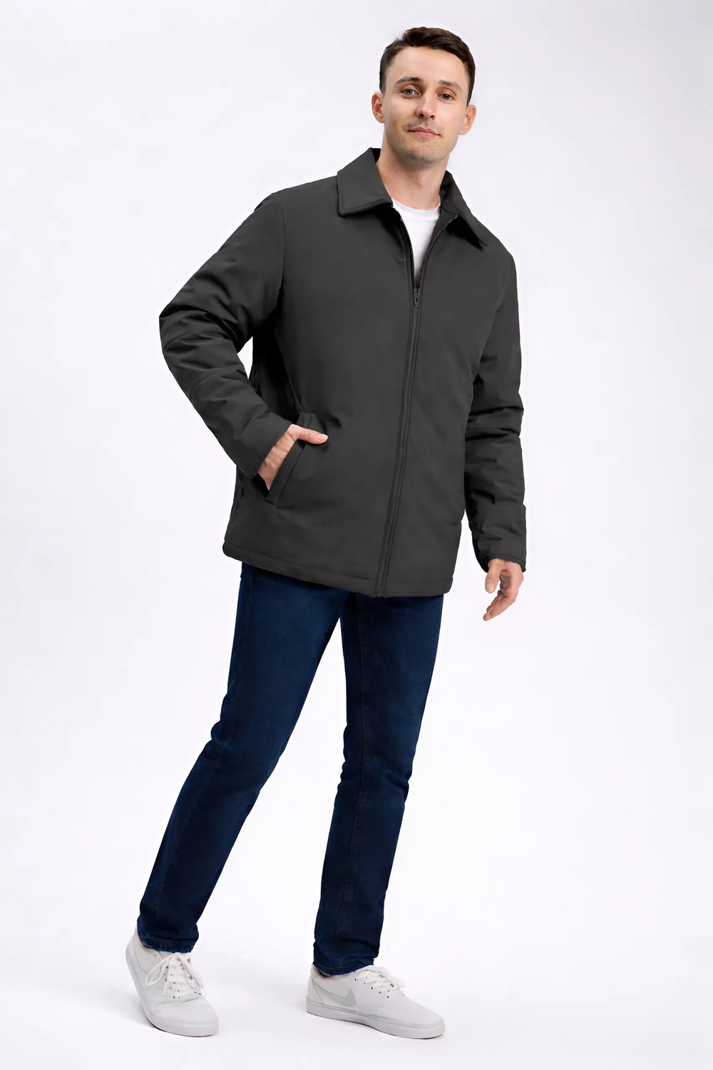 Куртка мужское демисезонное "HN-7" серый