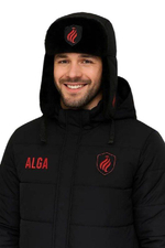 ALGA x Rubin Шапка-ушанка с отделкой из эко-меха