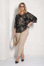 Блуза Австрия (черно-золотая) Б12535-27 LT Collection