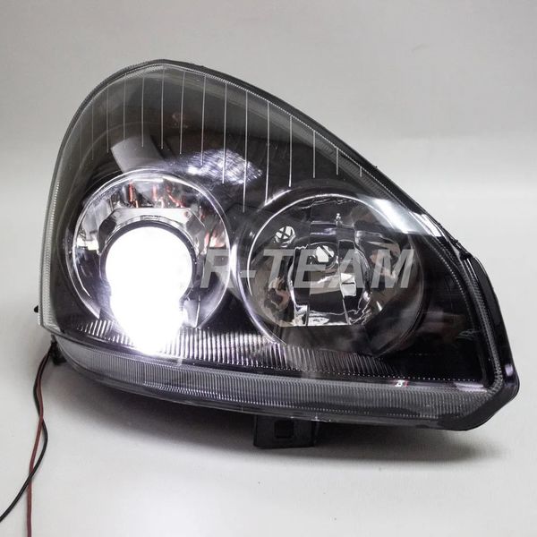 Фары Лада Приора передние с 2-мя Bi LED модулями, черная маска