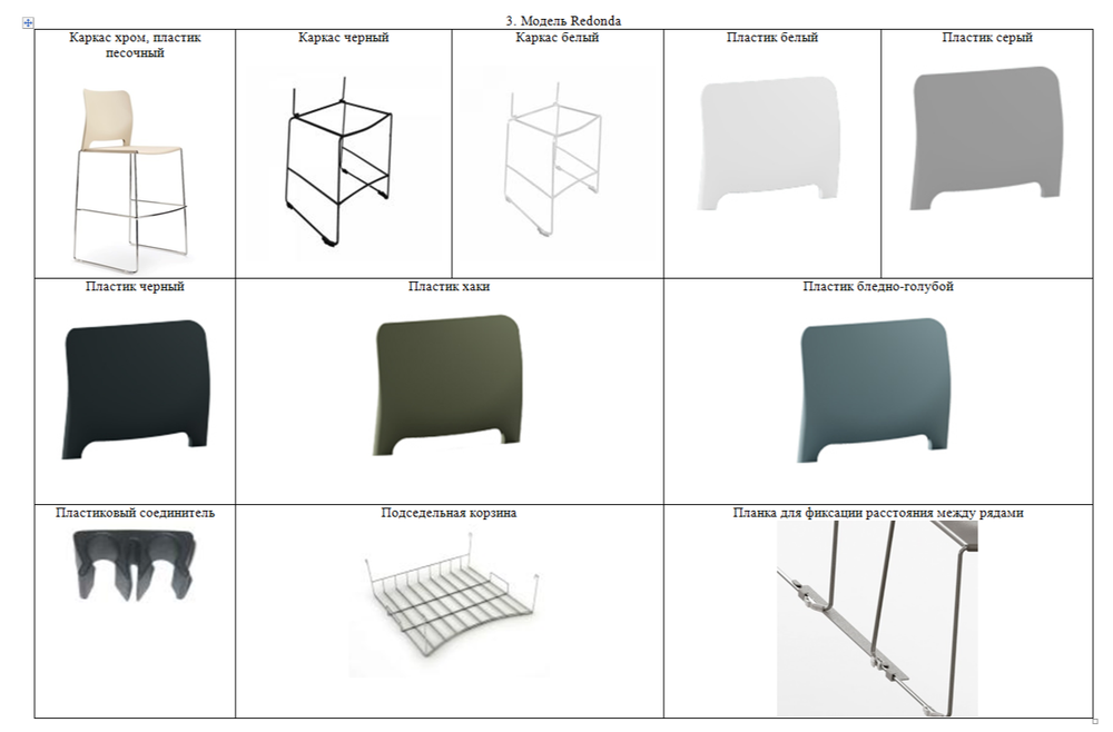 Redonda стул на полозьях кухонный/барный