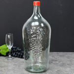 Бутыль винная 7л БК-38, бесцветная (ВЛАД)