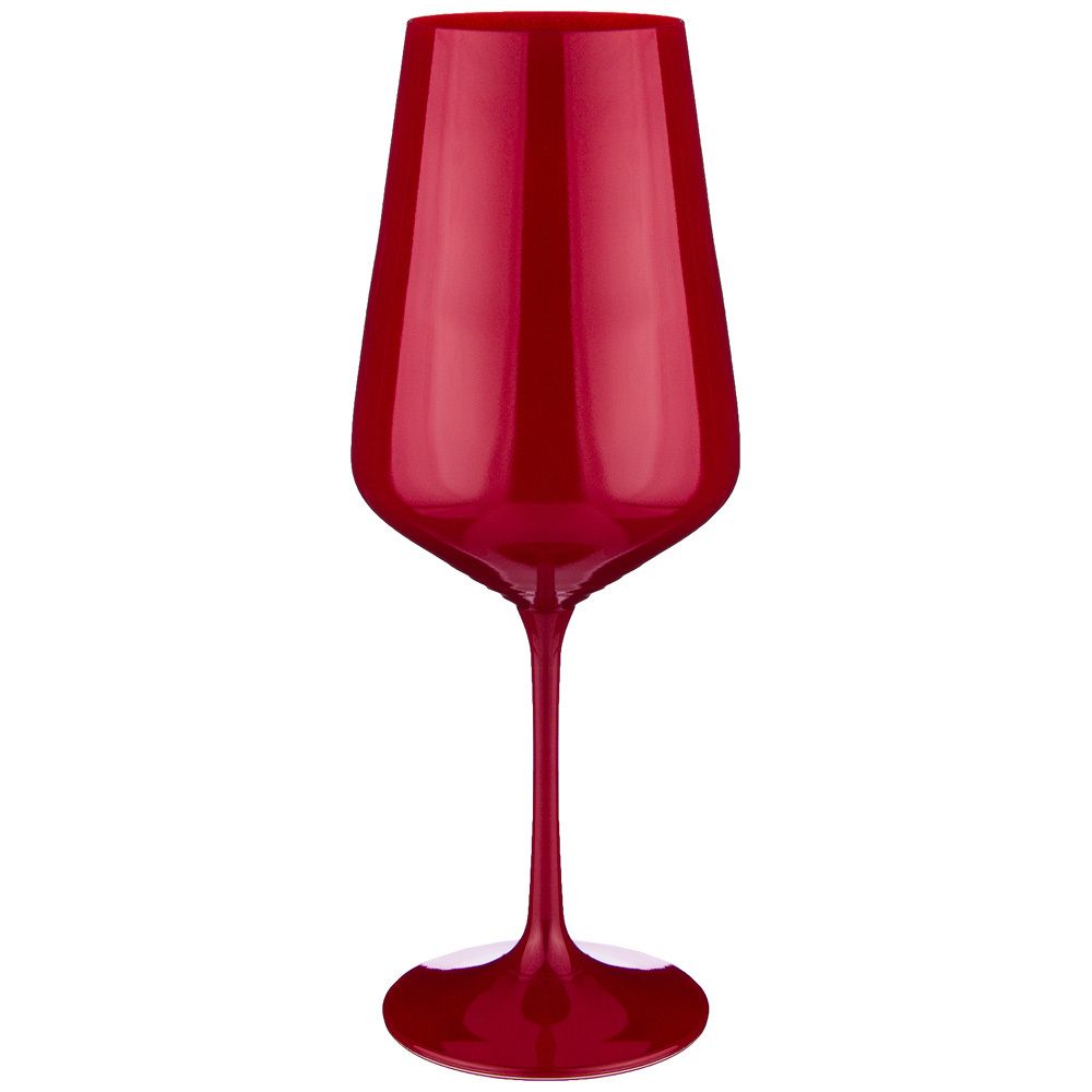 НАБОР БОКАЛОВ ДЛЯ ВИНА "SANDRA SPRAYED RED" ИЗ 6 ШТ. 450 МЛ. ВЫСОТА=24 СМ. (КОР=8НАБОР.)