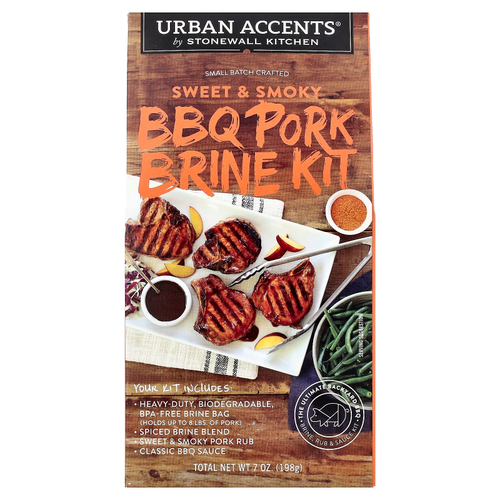 Urban Accents, Набор для свинины Sweet & Smoky BBQ, 198 г (7 унций)