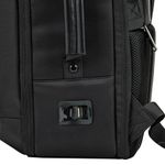 Рюкзак-сумка HEIKKI PRIORITY (ХЕЙКИ) с отделением для ноутбука, 2 отд., черный, 45x31x15 см, 272587