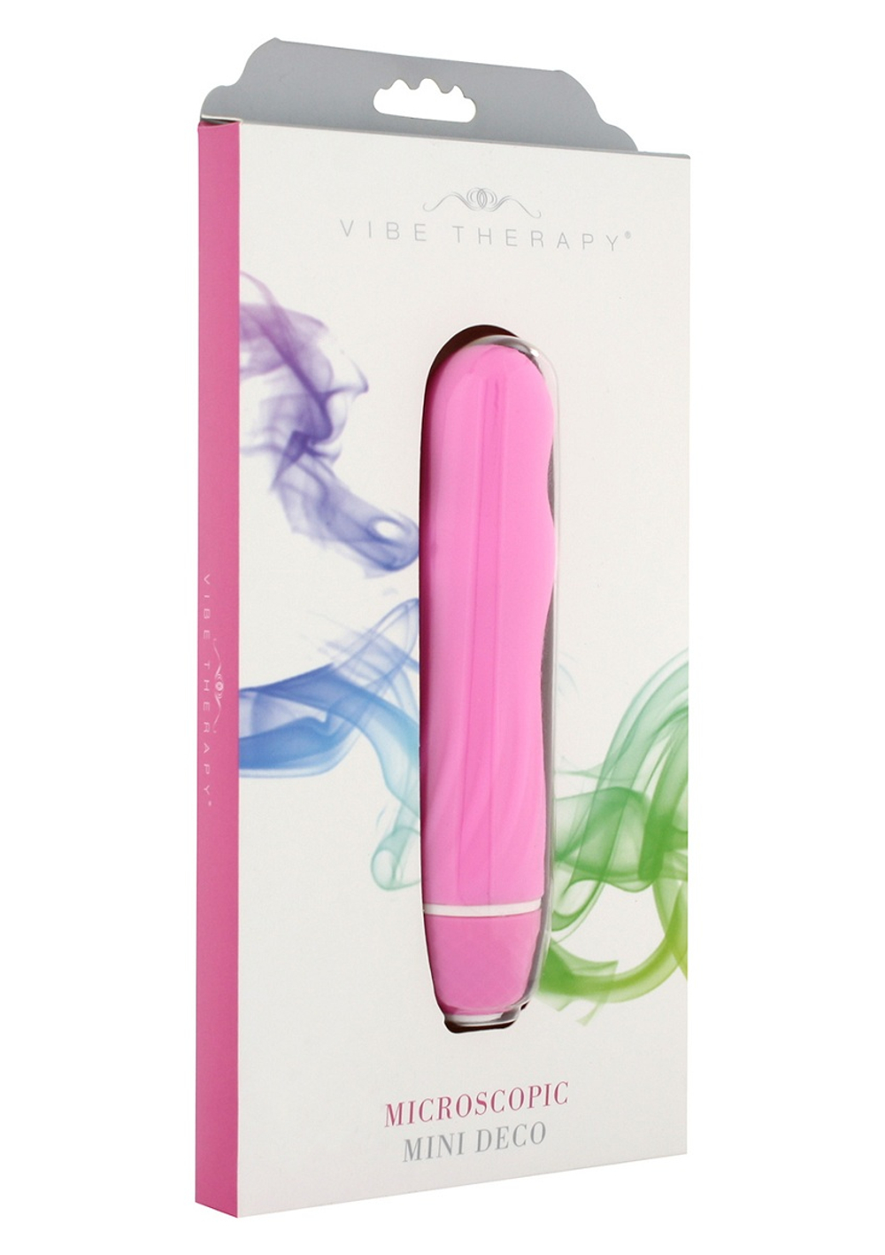 Розовый мини-вибратор Microscopic Mini Deco - 12,5 см. (Цвет: розовый)