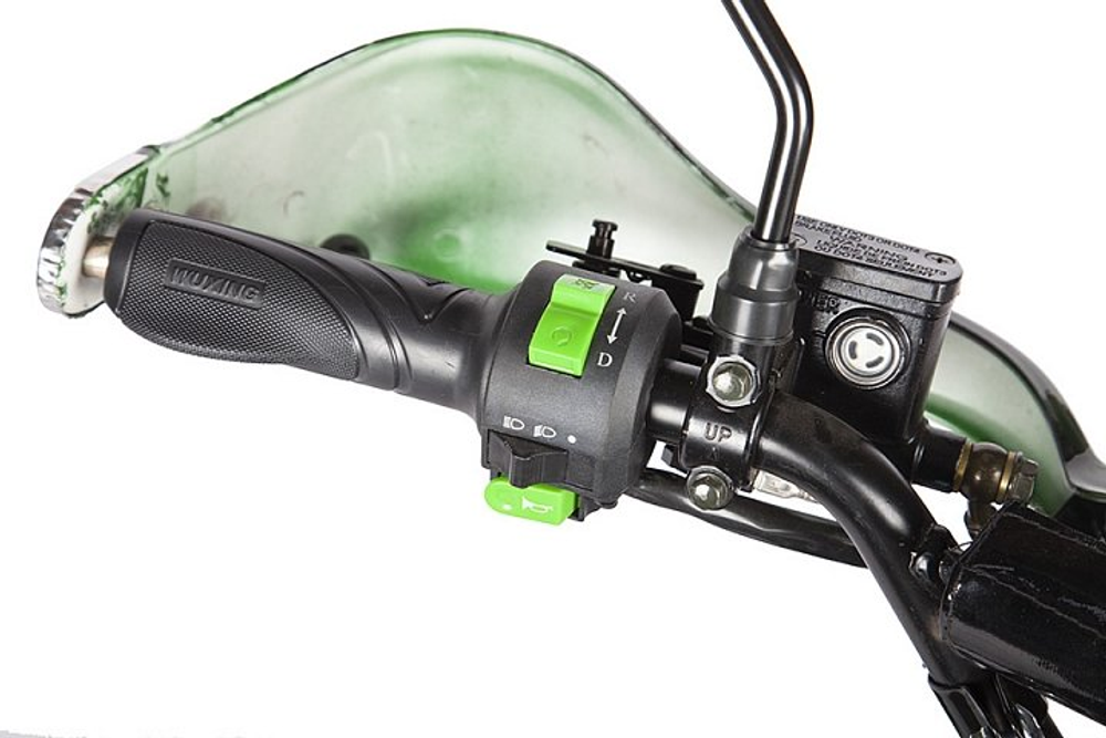 Электроквадроцикл Voltrix Hornet 36V800W Зеленый камуфляж/оранжевая рама