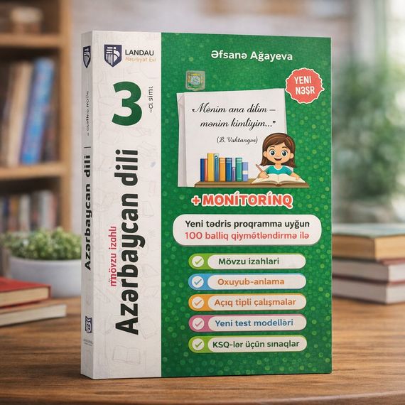 Azərbaycan dili oxuyub anlama mətnli 3-cü sinif + Monitorinq