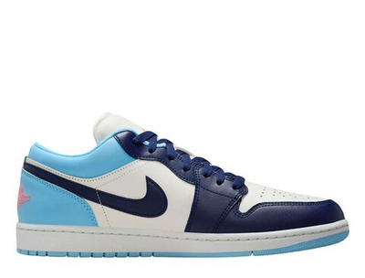 Баскетбольные кроссовки Air Jordan 1 Low Navy Blue Shoes
