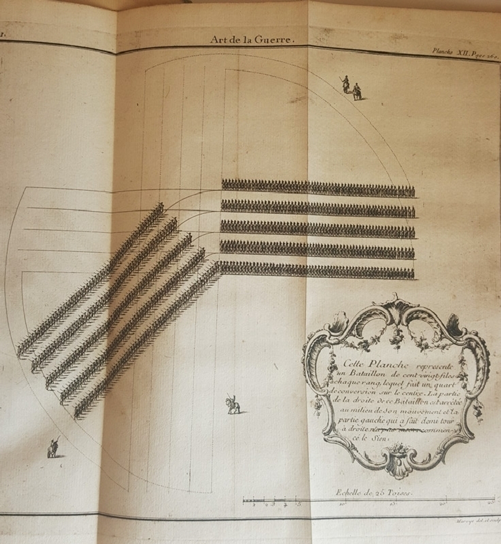 "Art de la Guerre, par principes et par regles (Военное искусство, принципы и правила) Tome 1". De Puysegur (Де Пуйсегюр).