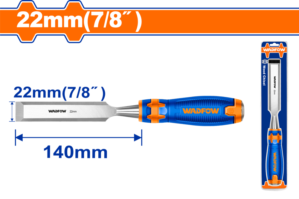Стамеска WADFOW WWC1222 22х140 мм
