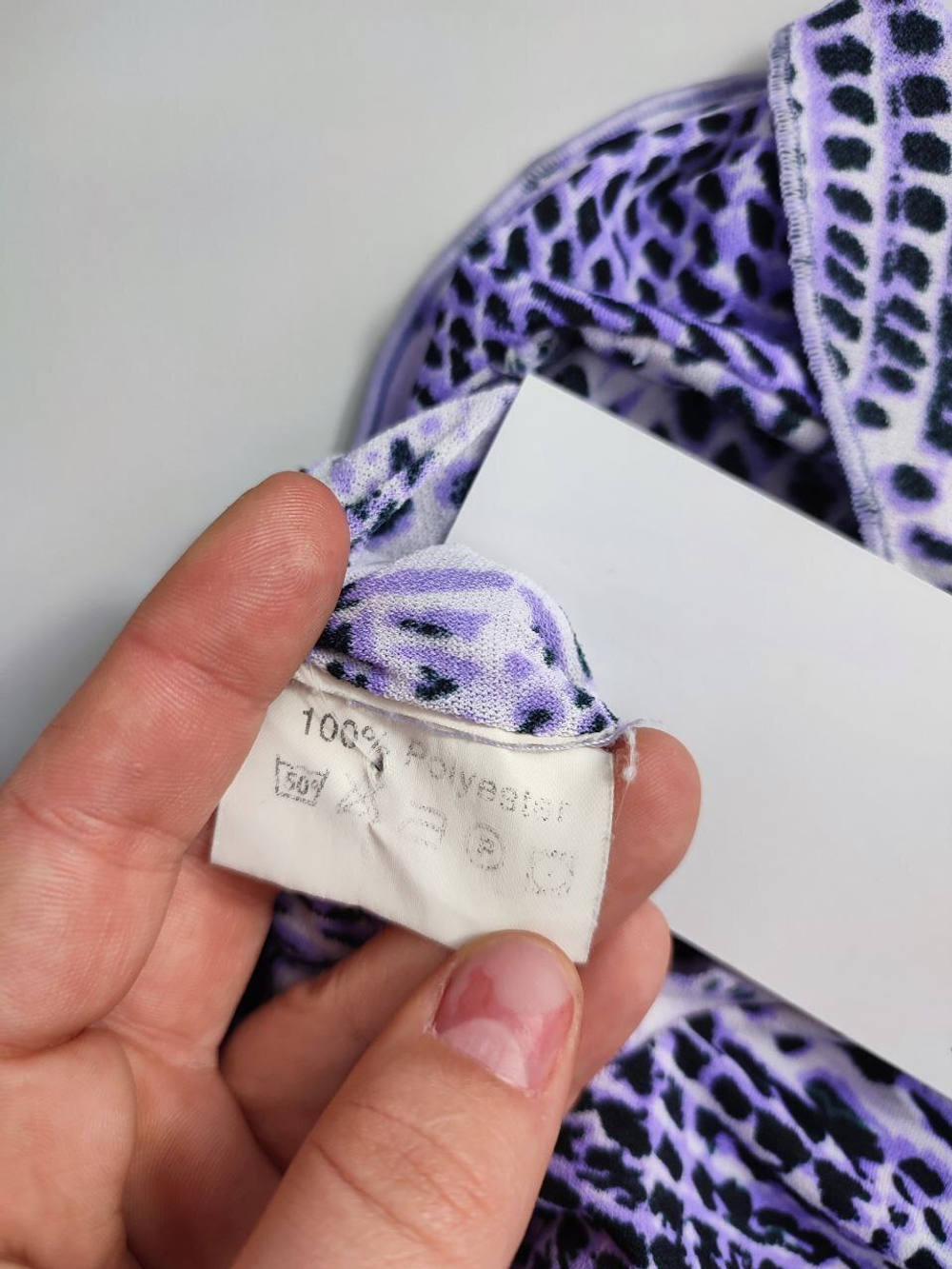 Блуза с принтом 50 размер