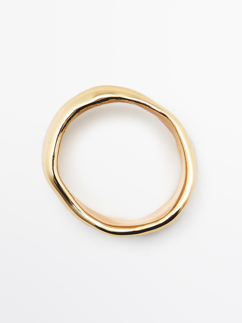 Massimo Dutti Широкое кольцо, золотистый