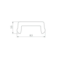 Экран LINE-1019-W8-2000 OPAL (Arlight, Пластик) 053427