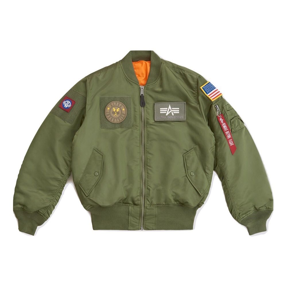 Бомбер Alpha Industries MA-1 Flex Sage Green (Зеленый)