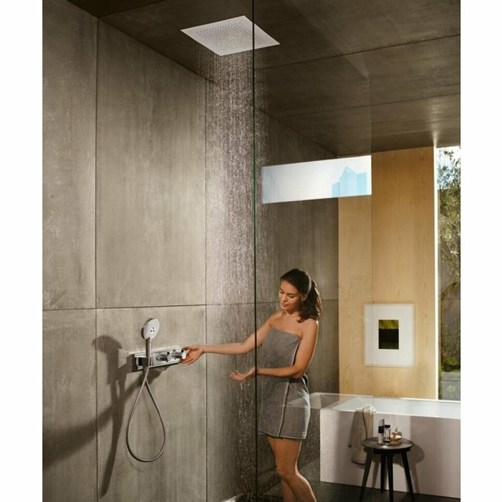 Смеситель для душа Hansgrohe RainSelect 15355000 с термостатом хром