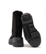 Кожаные ботильоны на платформе nexus Casadei - черный(2S227T070NRENNA)