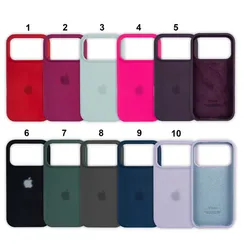 Чехол iPhone 17 Pro Max Silicone Case Color (в ассортименте)