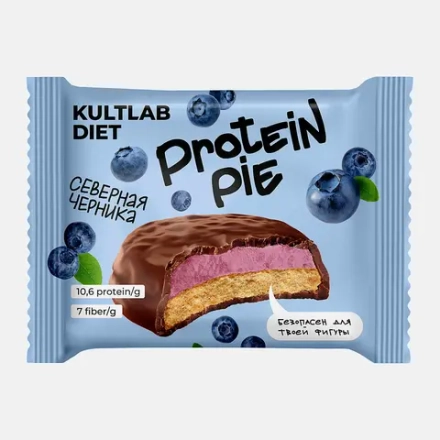 Протеиновое печенье Северная черника Kultlab Diet 45г