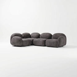 Дизайнерский модульный диван BLOB grey