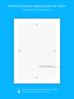 Натяжные потолки: 2.8 м2, 1 м2