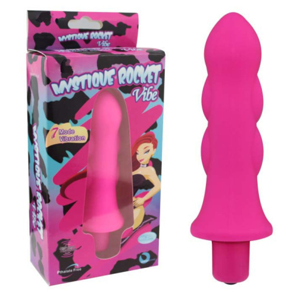 Минивибратор Mystiqve Rocket розовый 12,5 см