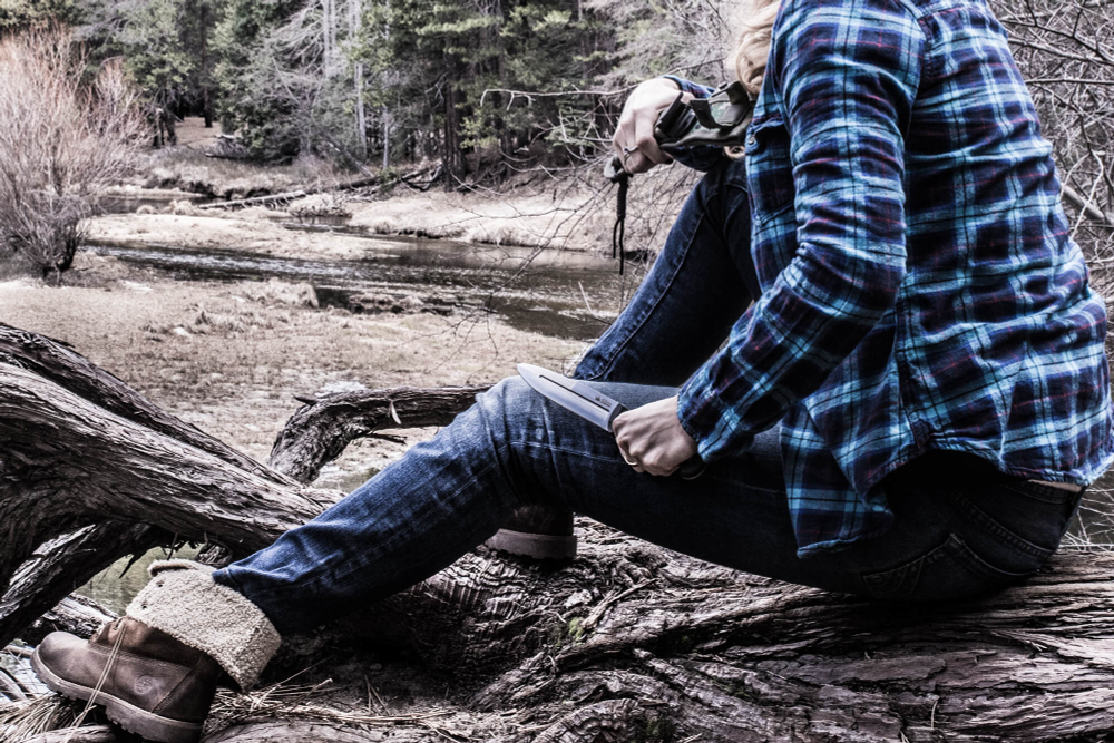 Туристический нож Legion AUS-8 Black Titanium