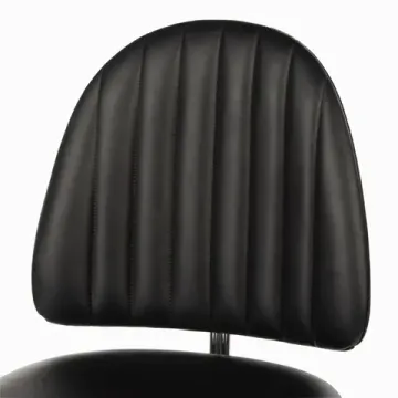 Обеденный стул Prima металлический каркас, черная экокожа