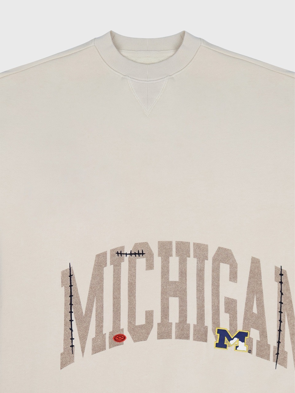 Свитшот Travis Scott Cactus Jack × Mitchell & Ness Michigan Wolverines