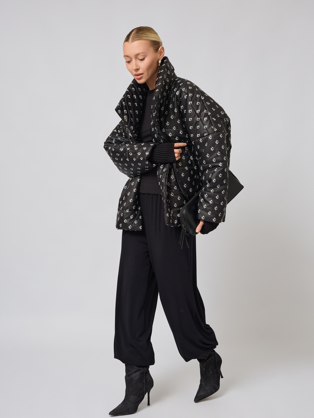 Брюки алладины из вискозы