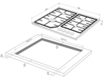 Варочная панель Kuppersberg FS 66 X газовая